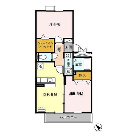 阿倉川駅 徒歩25分 2階の物件間取画像